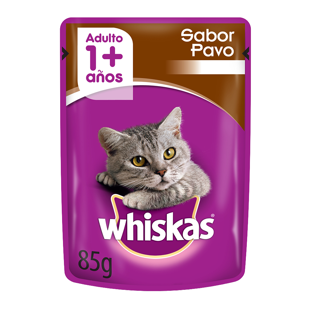 Whiskas Sobrecito Para Gatos Pavo en Salsa - 1