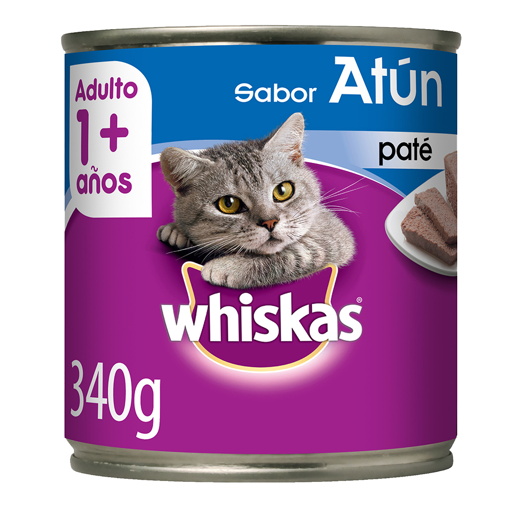 Whiskas Lata Para Gatos Atún en Paté - 1