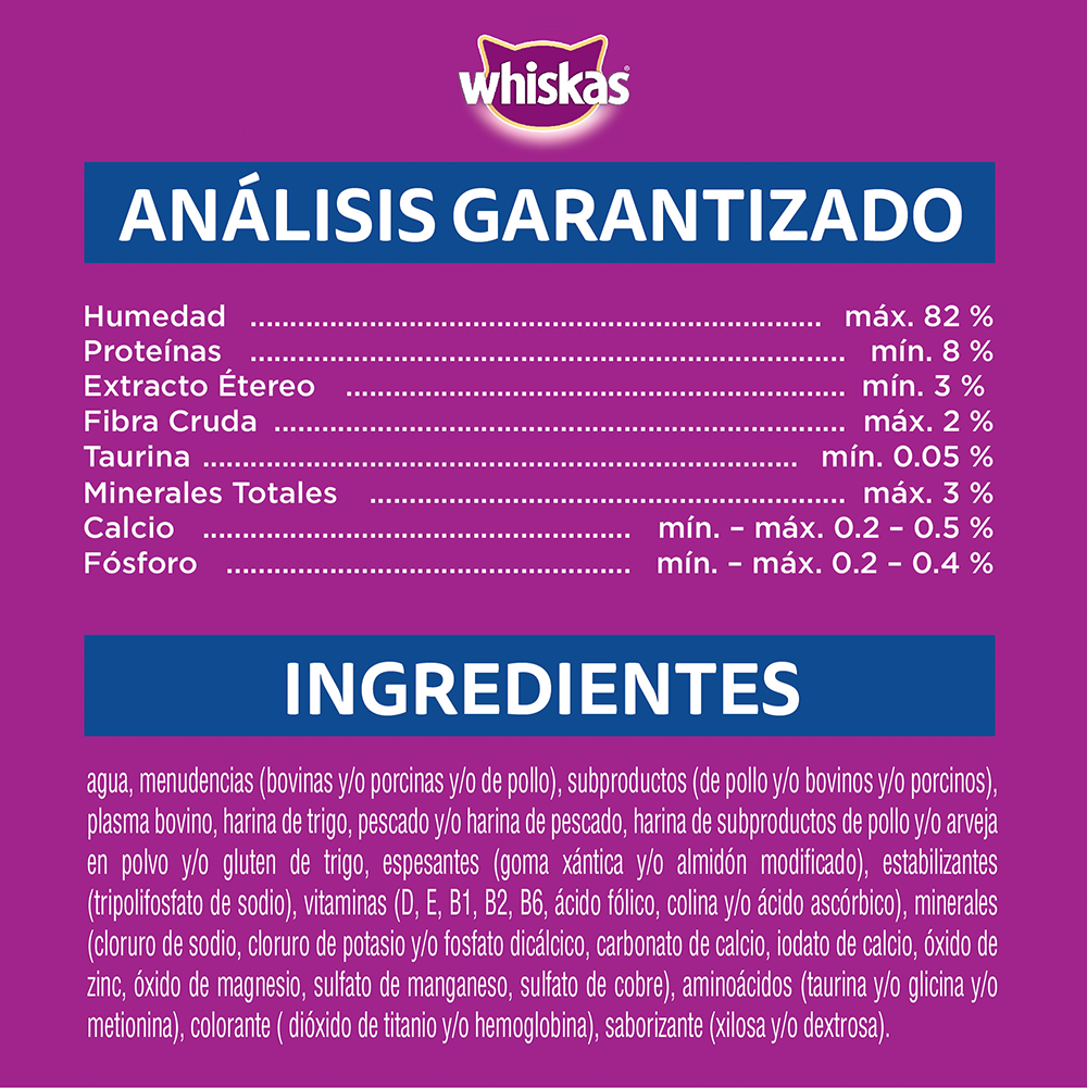 Whiskas Sobrecito Para Gatos Sardina en Salsa - 3