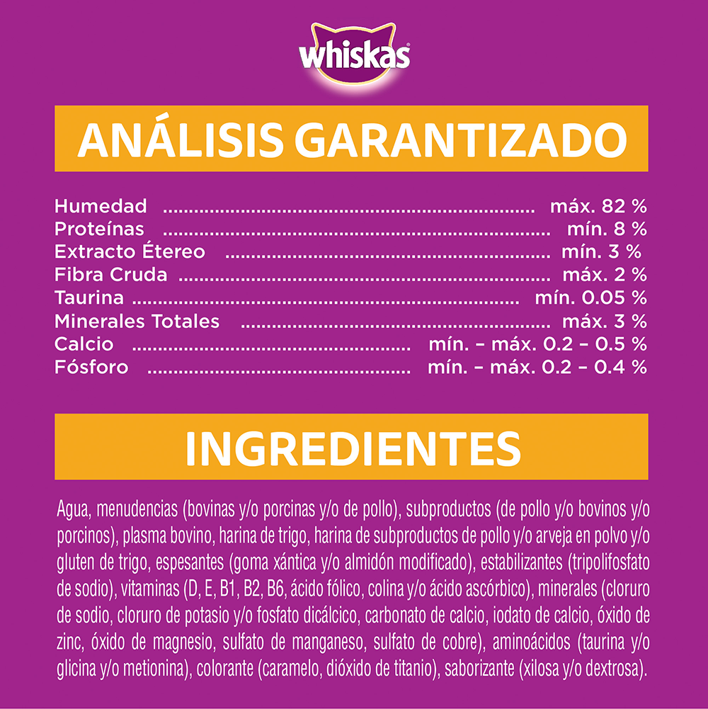 Whiskas Sobrecito Para Gatos Pollo en Salsa - 3