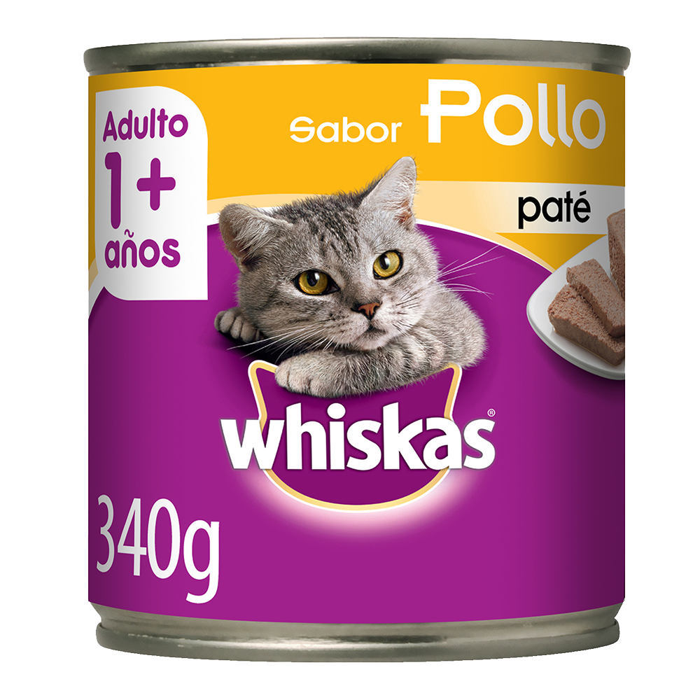 Whiskas Lata Para Gatos Pollo en Paté - 1