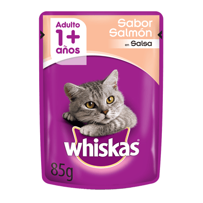 Whiskas Sobrecito Para Gatos Salmon en Salsa