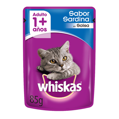 Whiskas Sobrecito Para Gatos Sardina en Salsa