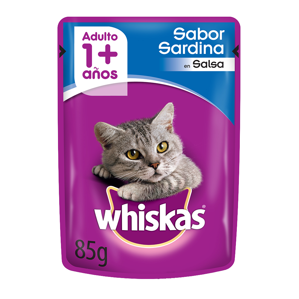 Whiskas Sobrecito Para Gatos Sardina en Salsa