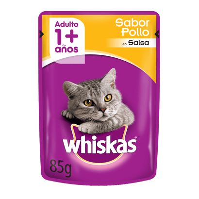 Whiskas Sobrecito Para Gatos Pollo en Salsa