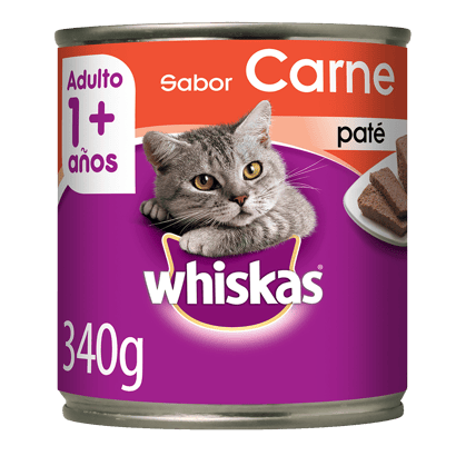 Whiskas Lata Para Gatos Carne en Paté