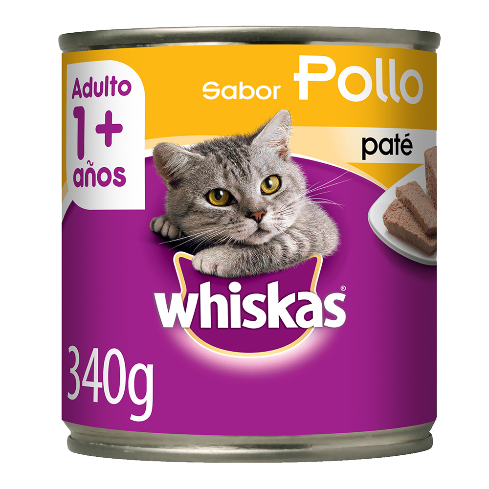 Whiskas Lata Para Gatos Pollo en Paté