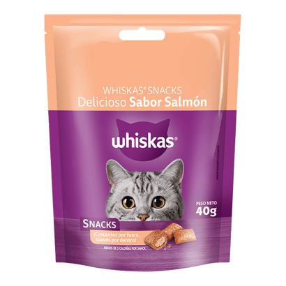 Whiskas Snacks Delicioso Sabor Salmón
