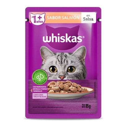 Whiskas Sobrecito Para Gatos Salmon en Salsa
